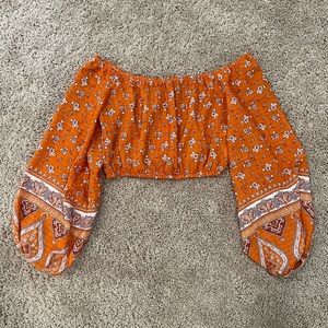 Forever 21 Boho Crop Top